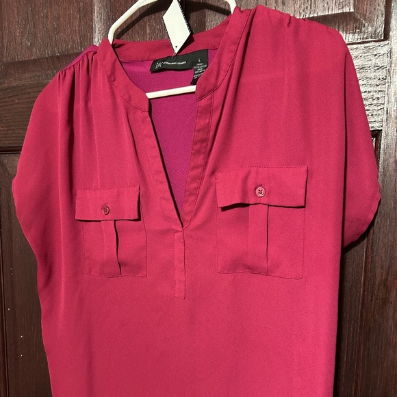 INC International Concepts Tops - INC deep pink blouse size large womens